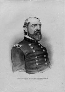 Majr. Genl. George G. Meade, pub. by Currier & Ives, c.1863
