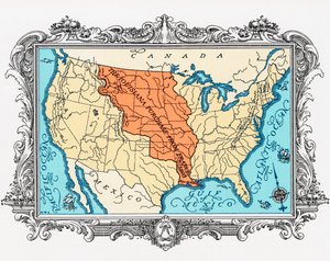 Map of the Louisiana Purchase