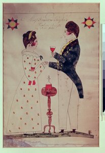 Miss Francis Taylor and Fiance by American School