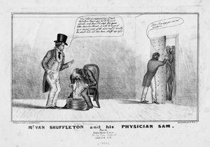Mr. Van Shuffleton and His Physician Sam by American School