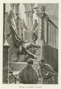 Murder of Thomas A Becket by American School
