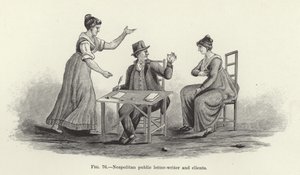 Neapolitan Public Letter-Writer and Clients by American School