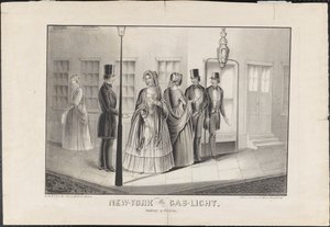 New York by Gas Light, Hooking a Victim, c.1850 by American School