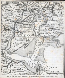 New York in the middle of the 18th century