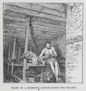 Night in a Hammock Lodging-Room for Tramps by American School