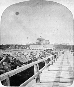 Ocean View Hotel, Block Island, Rhode Island by American School