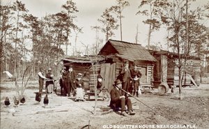 Old Squatter House near Ocala, Florida, c.1880s