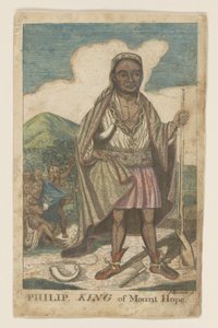 Phillip, King of Mount Hope, pub. 1772 by American School