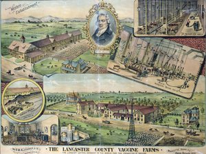 Plan of the Lancaster County Vaccine Farms, Nebraska by American School
