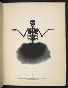 Plate 11. A skeleton figure, from Spectropia by American School