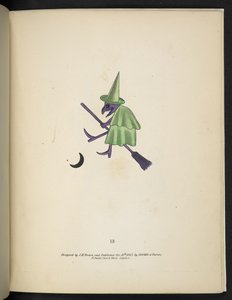 A Witch, from Spectropia by American School