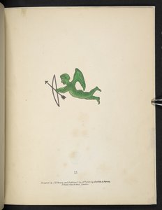 Green Cupid Figure, from Spectropia; or, Surprising Spectral Illusions Showing Ghosts Everywhere, and of Any Colour, etc. ser. 1 by American School