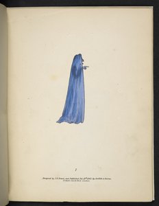 Plate 7. A ghost in blue. Spectropia; or, Surprising spectral illusions showing ghosts everywhere, and of any colour, etc. ser. 1. J.H. Brown 1864 by American School