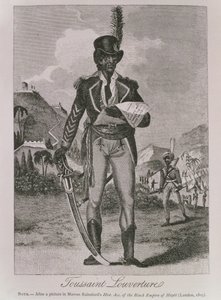 Portrait of Francois Dominique Toussaint-Louverture (engraving)