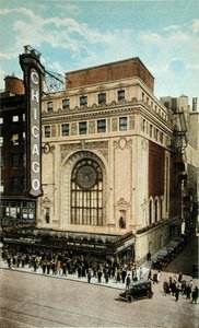 Postcard Depicting the Chicago Theatre