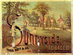 Poster Advertising Sunnyside Tobacco