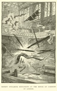 Recent dynamite explosions at the House of Commons in London by American School