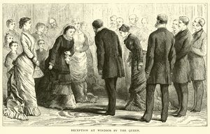 Reception at Windsor by the Queen by American School