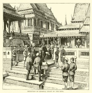 Reception of General Grant by the King by American School