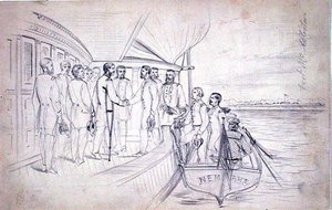 Reception of General Sherman by General Foster on the Ogeechee River by American School
