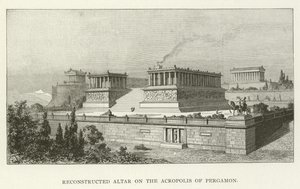 Reconstructed Altar on the Acropolis of Pergamon by American School