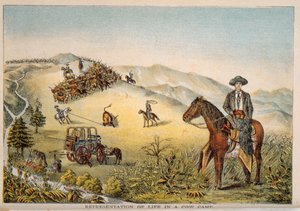 Representation of Life in a Cow Camp by American School