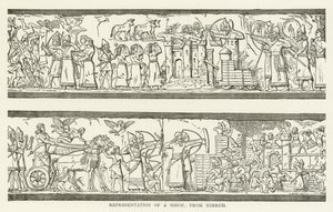 Representation of a Siege; from Nimrud by American School