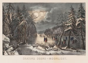 Skating Scene - Moonlight