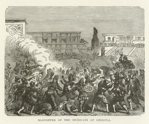 Slaughter of the Mexicans at Cholula by American School