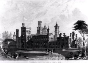 Smithsonian Institution from the South West, from 