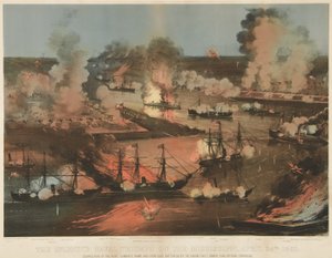 Splendid Naval Triumph of the Mississippi, pub. 1862 by American School