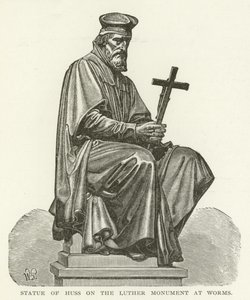 Statue of Huss on the Luther Monument at Worms by American School