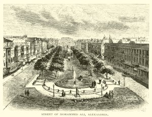 Street of Mohammed Ali, Alexandria by American School