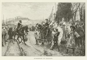 Surrender of Granada by American School