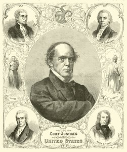 The Chief Justices of the United States, August 1864 by American School