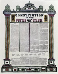 The Constitution of the United States of America signed in 1787, applied in 1789