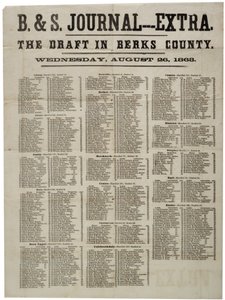 The Draft in Berks County, 26 August 1863