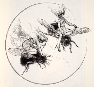 The Fays, from The World Guide to Gnomes, Fairies, Elves and Other Little People by Thomas Keightley, Published 1880