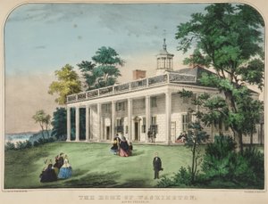 The Home of Washington, Mount Vernon, Virginia by American School
