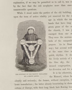 The Mystery of the Trinity Explained by a Jesuit Artist, from The Amazon and Madeira Rivers, by Franz Keller, 1874 by American School