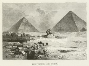 The Pyramids and Sphinx by American School