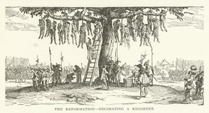 The Reformation, decimating a Regiment by American School