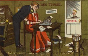 The Typist - a typewriter saves time and makes work a pleasure by American School