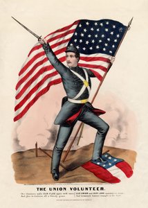 The Union Volunteer, pub. by Currier & Ives, 1861