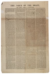 The Voice of the Draft, 21st July 1863