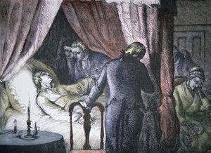 The Death of George Washington at Mount Vernon, Virginia