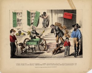 The first of May 1865, or, Genl. moving day in Richmond Va. by American School