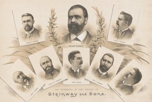 The Members of the House of Steinway and Sons by American School