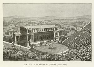 Theatre of Dionysius at Athens, Restored