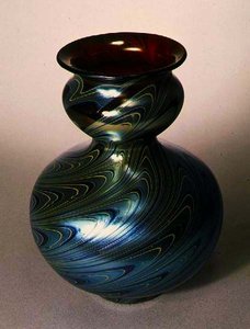 Tiffany double gourd-shaped vase, New York